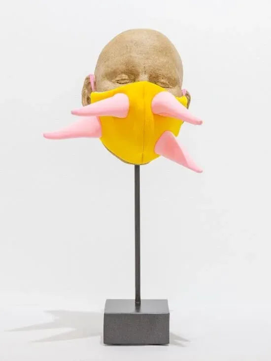 "Masks We Wear Exhibit, Pendleton Street Gallery, Cincinnati, Ohio. 2020